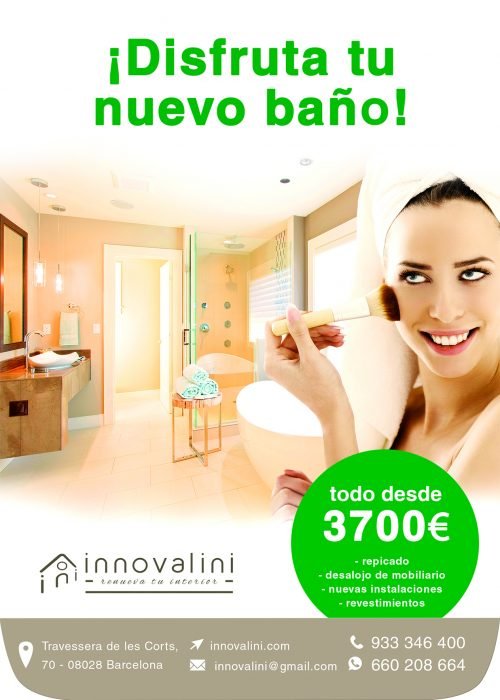 Reforma de Baño en el Barrio de les Corts, Barcelona. 08028