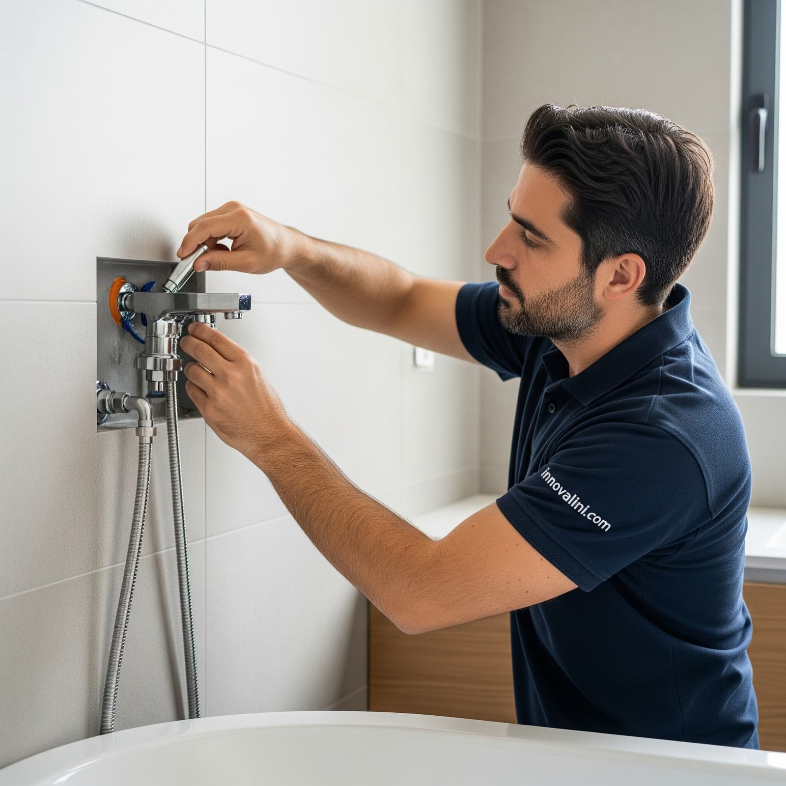 Fontanería baño moderno Eixample, innovalini.com Francis EXPERTO PROFESIONAL