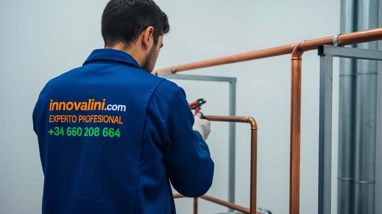 reutilización tuberías aire acondicionado