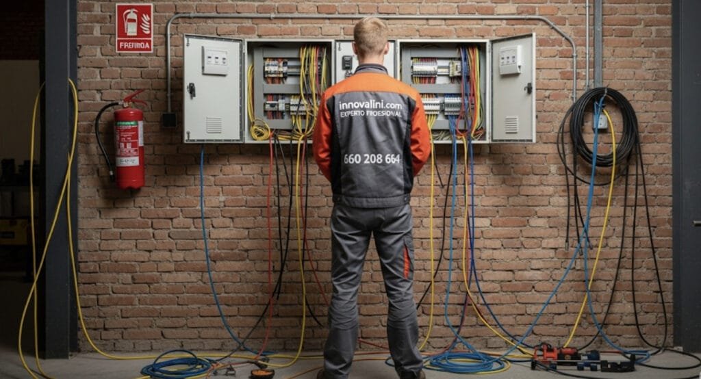 Detalle de Instalaciones en Reforma Nuevas instalaciones de fontanería y electricidad para reforma de baños
