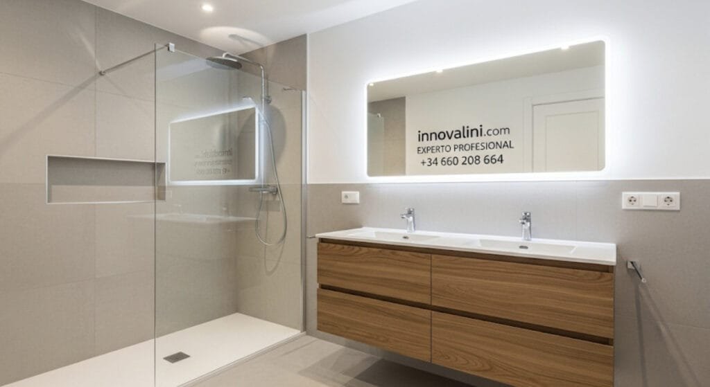 Resultado Final de Reforma de Baño Baño moderno y funcional tras una reforma de baños