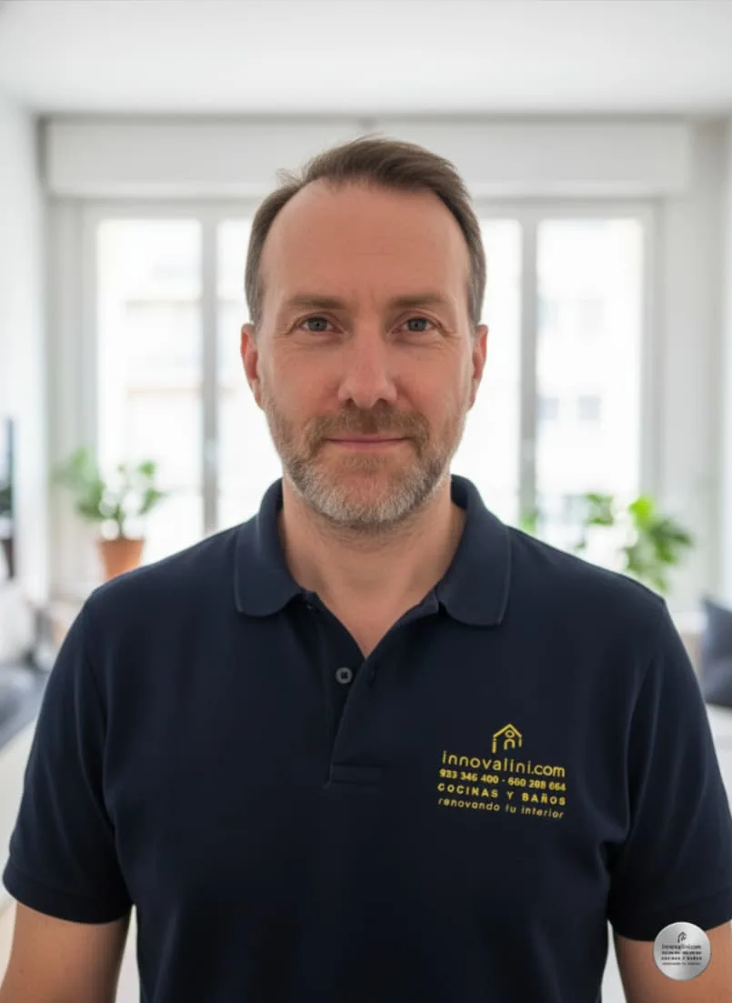 Retrato de Francis, experto en reformas, garantizando exclusividad